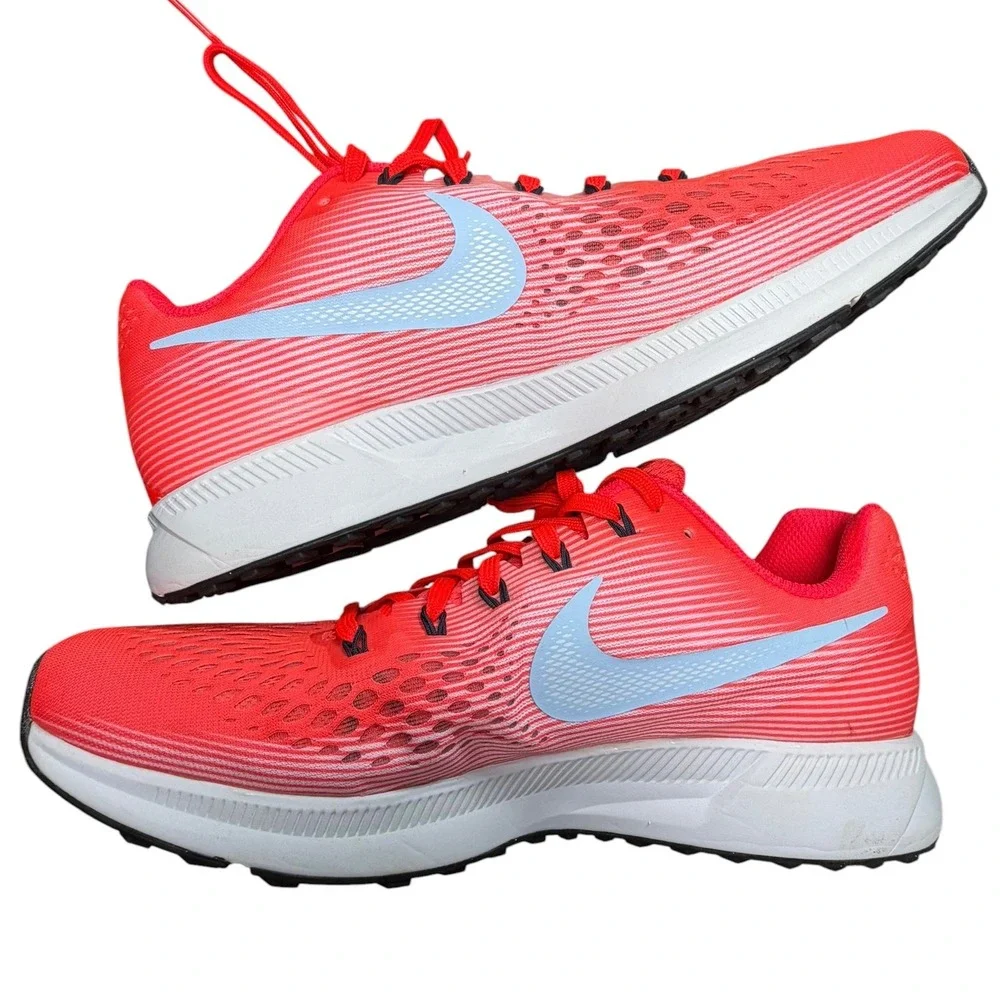 Nike Air Zoom Pegasus 34 Mens Running Shoes Bright Crimson 880555-604 Size 11